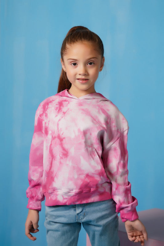 Sprinkles Stitched 1 Piece Winter Shirts Kids Collection'2025-Terry Cloth Graphic Hoodie - Pink