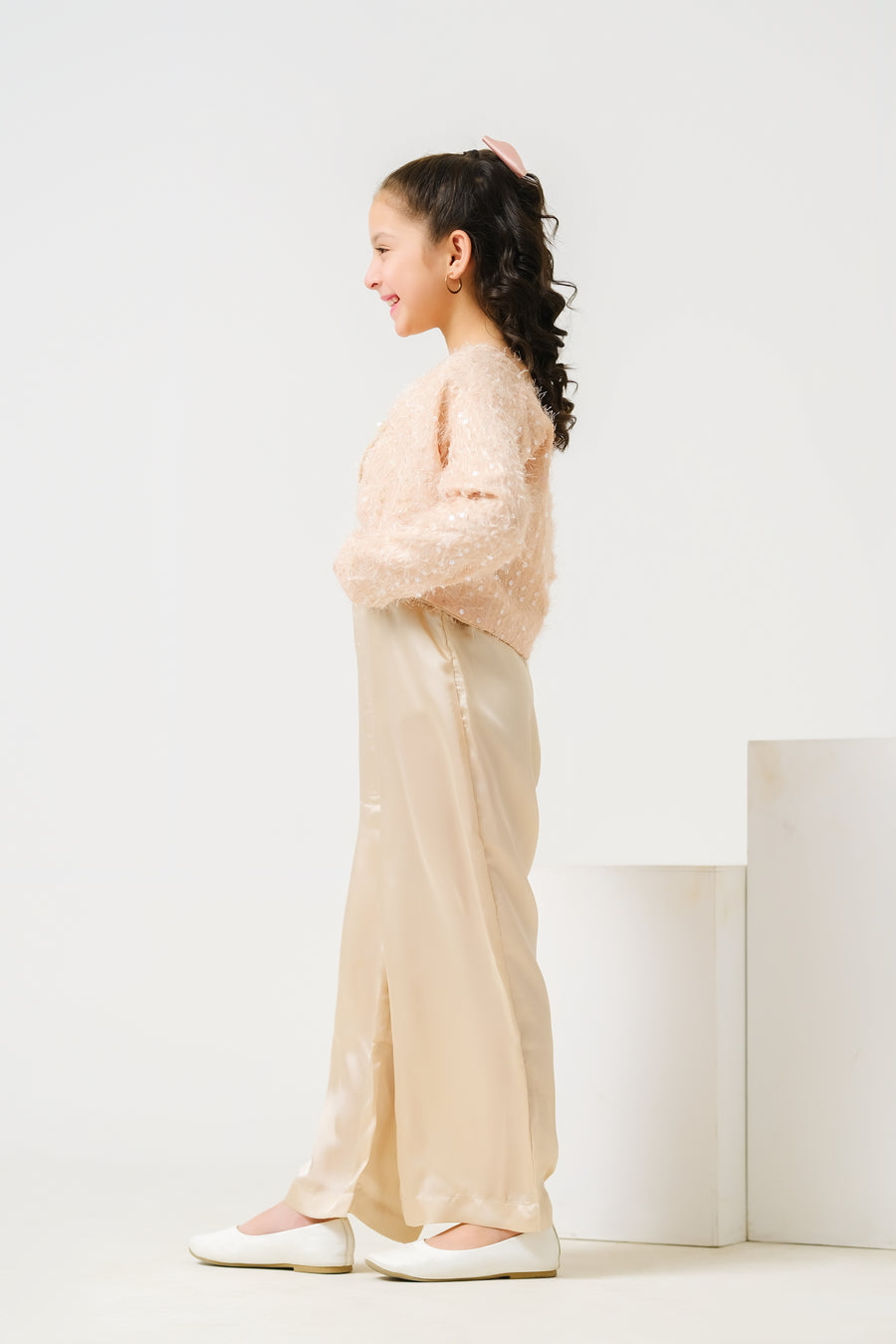Sprinkles Stitched 2 Piece Formals Jumpsuit Kids Collection'2025-Chic Sparkle Ensemble Jumpsuit with Bolero Jacket