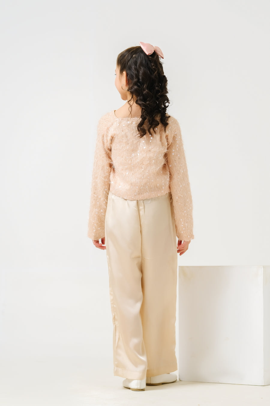 Sprinkles Stitched 2 Piece Formals Jumpsuit Kids Collection'2025-Chic Sparkle Ensemble Jumpsuit with Bolero Jacket