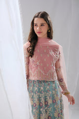 Sprinkles Stitched 3 Piece Formals Festive Kids Collection'2025-Sahar - 3pcs Embroidered Sharara Set