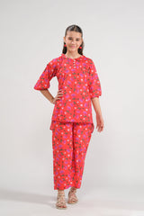 Sprinkles Stitched 2 Piece Summer Co Ord Sets Kids Collection'2025-Cherry Blossom - Co-ord Set