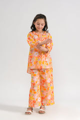 Sprinkles Stitched 2 Piece Summer Co Ord Sets Kids Collection'2025-Sunset Glow - Co-ord Set