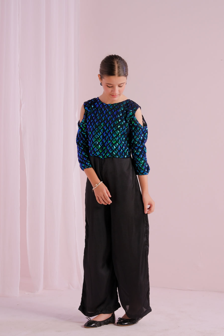Sprinkles Stitched 1 Piece Formals Jumpsuit Kids Collection'2025-Midnight Gleam Jumpsuit