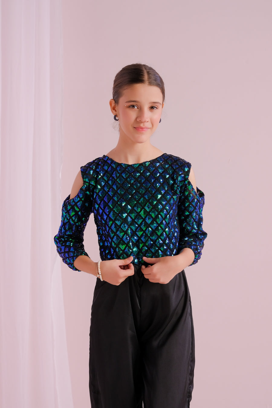 Sprinkles Stitched 1 Piece Formals Jumpsuit Kids Collection'2025-Midnight Gleam Jumpsuit