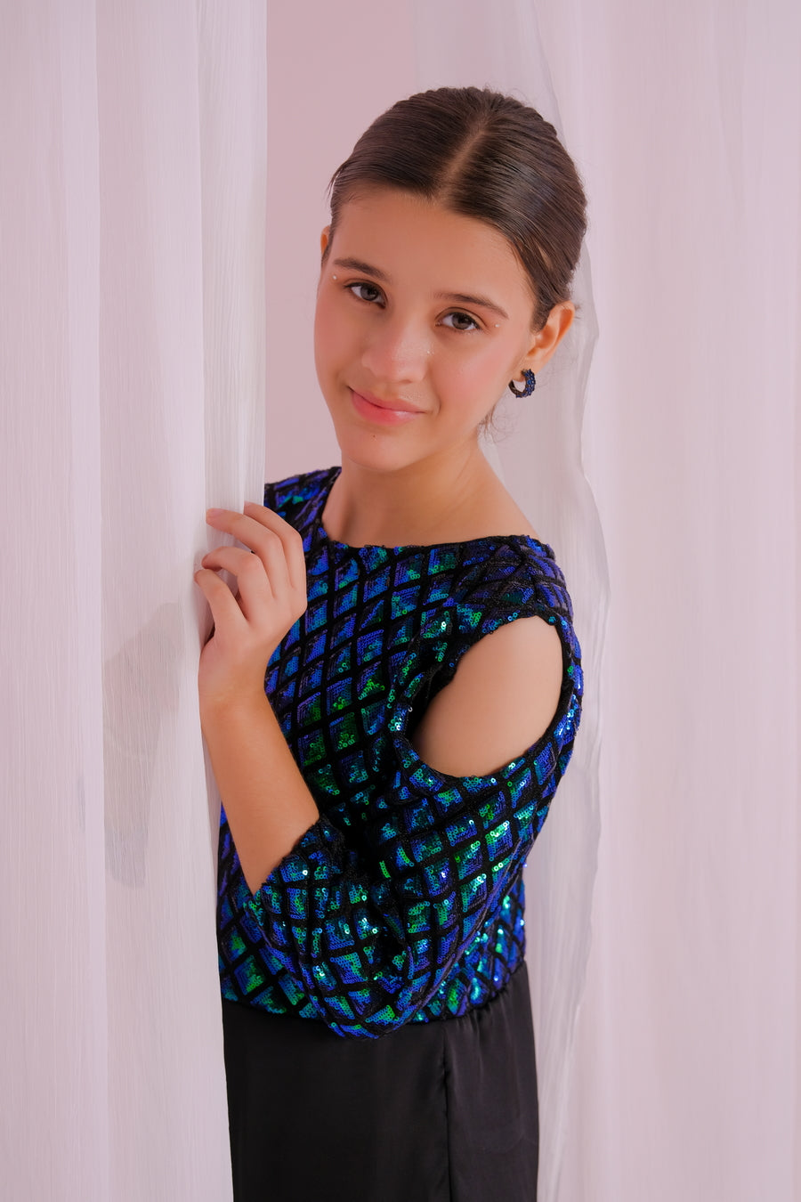 Sprinkles Stitched 1 Piece Formals Jumpsuit Kids Collection'2025-Midnight Gleam Jumpsuit