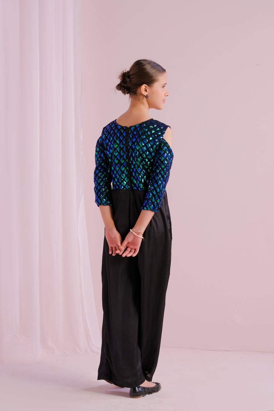 Sprinkles Stitched 1 Piece Formals Jumpsuit Kids Collection'2025-Midnight Gleam Jumpsuit