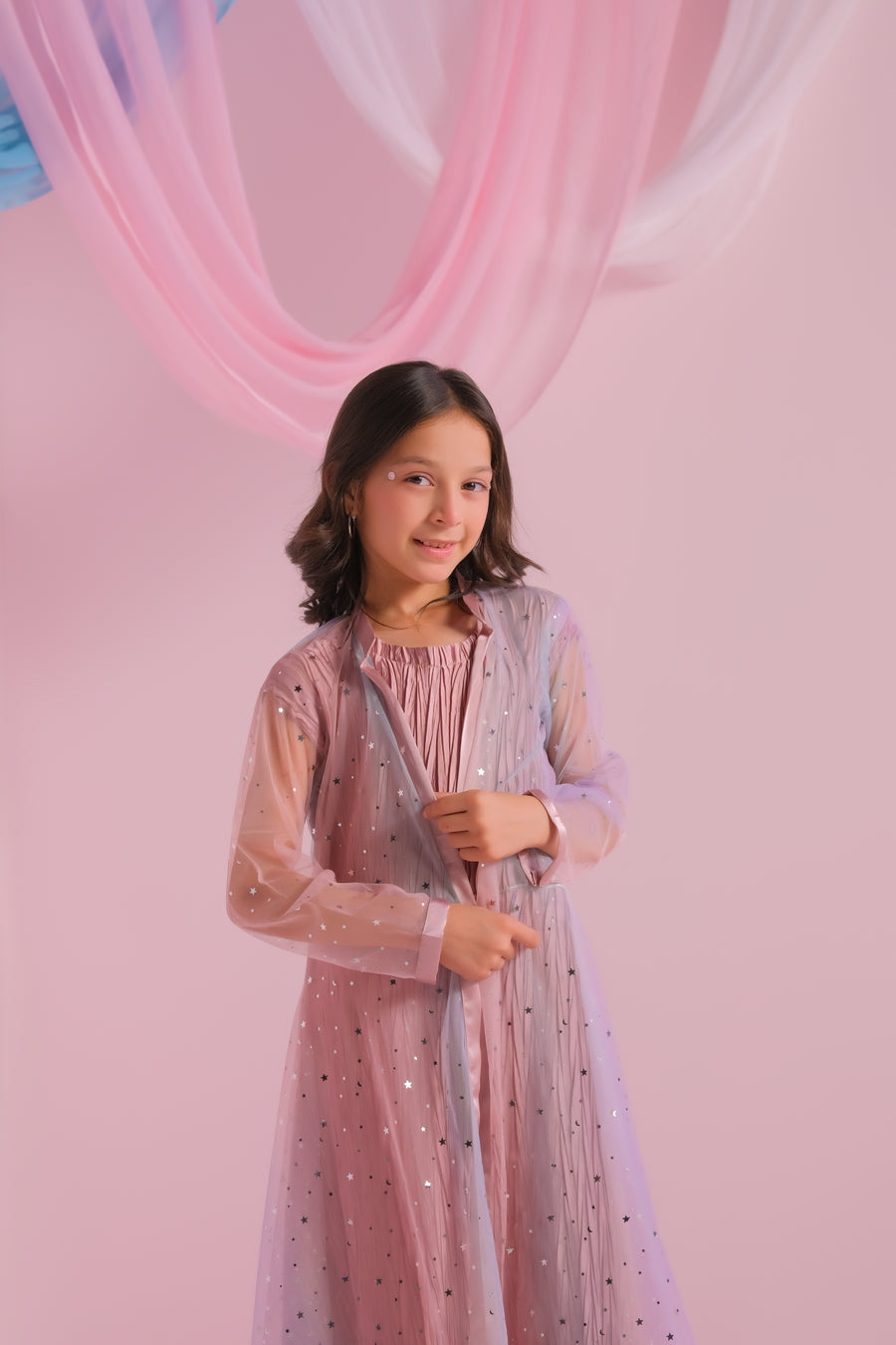 Sprinkles Stitched 2 Piece Formals Festive Kids Collection'2025-Twinkle - 2pc - Top & Slip