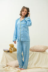 Sprinkles Stitched 2 Piece Winter Night Suit Kids Collection'2025-Daisy Dusk Charm - Night Suit - 2pcs