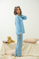 Sprinkles Stitched 2 Piece Winter Night Suit Kids Collection'2025-Daisy Dusk Charm - Night Suit - 2pcs
