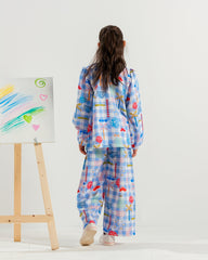 Sprinkles Stitched 2 Piece Summer Co Ord Sets Kids Collection'2025-Forest Picnic - 2pcs