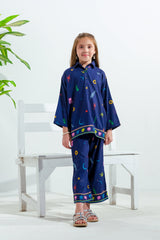 Sprinkles Stitched 2 Piece Summer Co Ord Sets Kids Collection'2025-Galaxy Scribbles - 2pcs