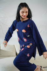 Sprinkles Stitched Emb 2 Piece Suit -Aurora Wrap