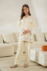 Sprinkles Stitched Emb 2 Piece Suit -Elinor Cleo