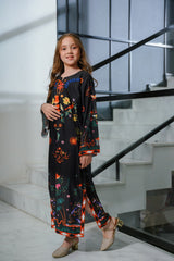 Sprinkles Stitched Summer Kaftan Kids-Mystic Brushstroke - 1pc