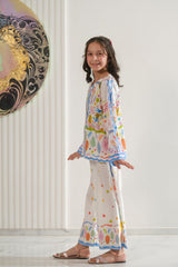 Sprinkles Stitched Co Ords Suit-Nature Scroll