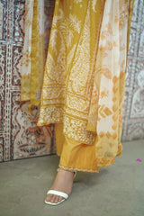 Bahar e Nau By Aayra Stitched 3 Piece Emb Lawn Suit-LL008SP1