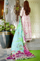 Bahar e Nau By Aayra Stitched 3 Piece Emb Lawn Suit-SH006SP1
