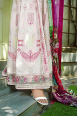 Bahar e Nau By Aayra Stitched 3 Piece Emb Lawn Suit-SH006SP1