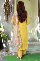 Bahar e Nau By Aayra Stitched 3 Piece Emb Lawn Suit-SH005SP1