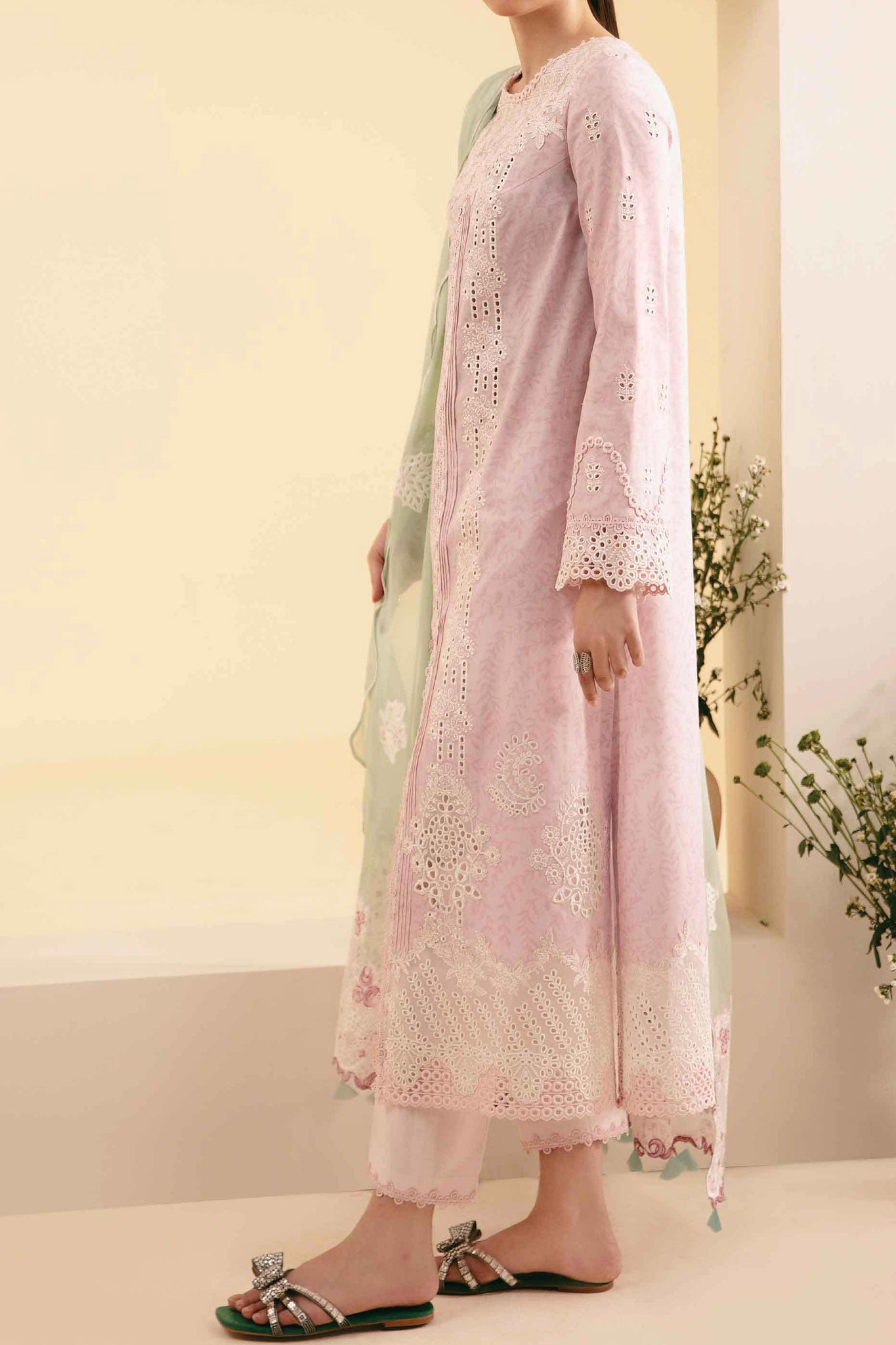 Qlinekari By Qalamkar Unstitched 3 Piece Emb Lawn Collection'2024-SQ-02-Asema