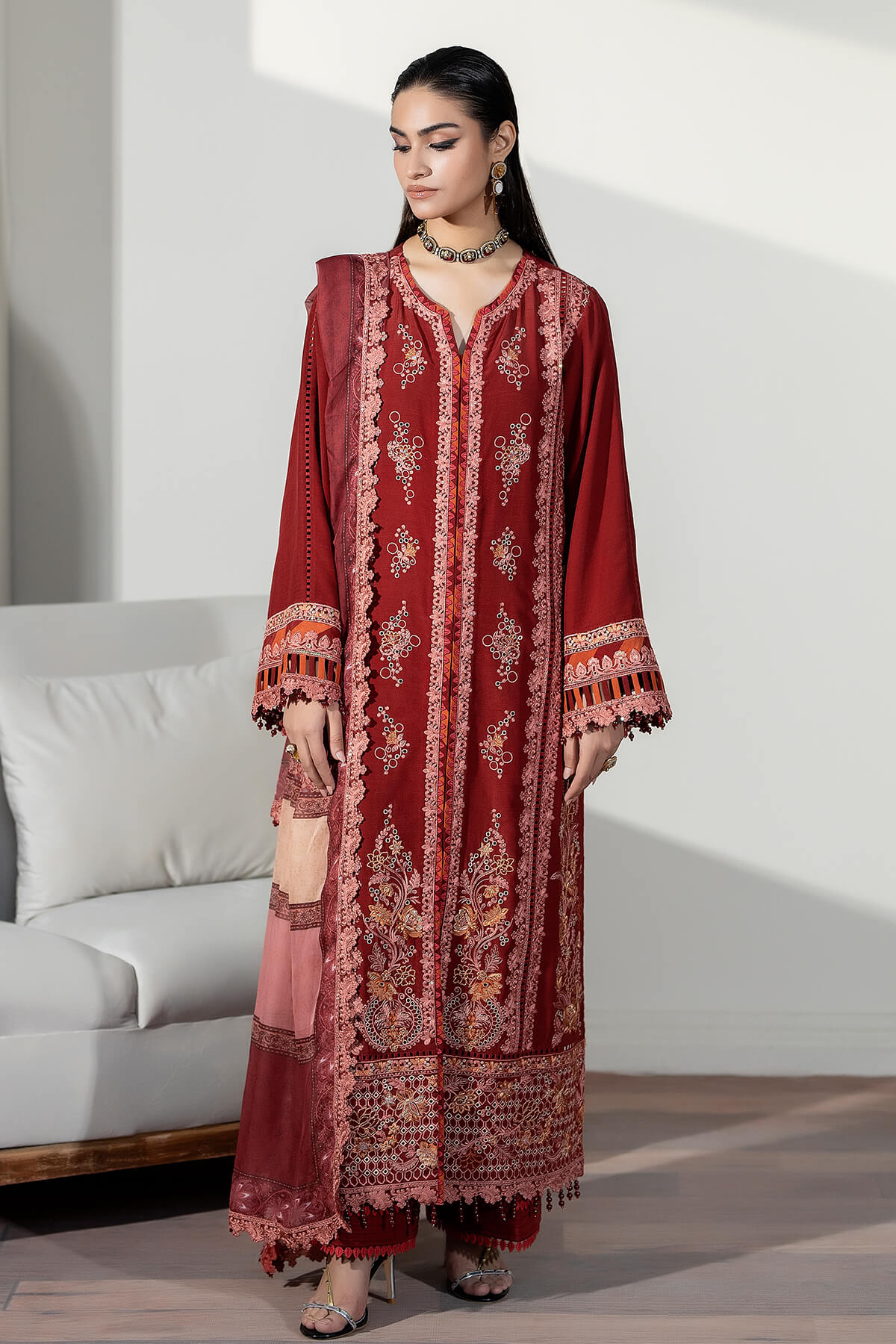Zabrang By Imrozia Serene Unstitched 3 Piece Formals Collection'2025-SRS-17 Aarzoo