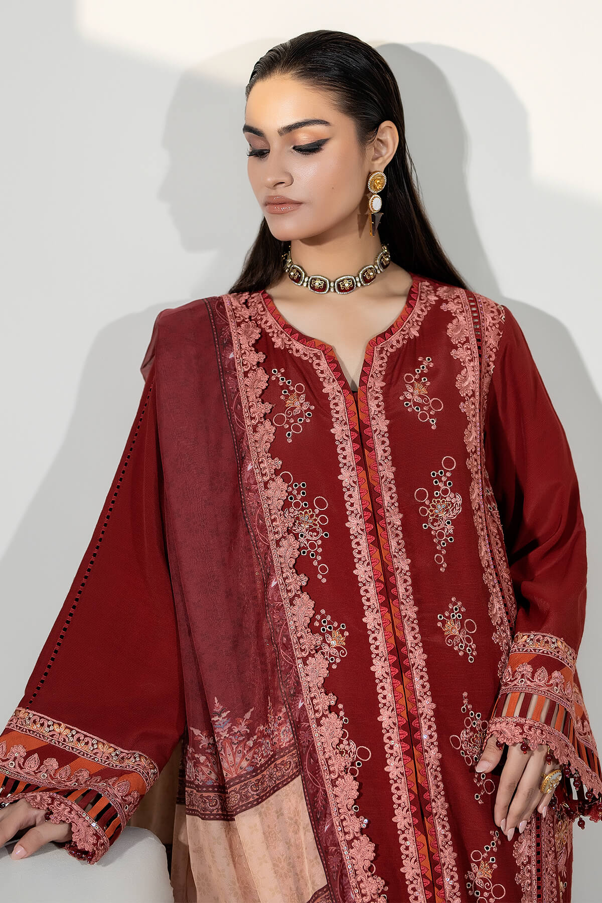 Zabrang By Imrozia Serene Unstitched 3 Piece Formals Collection'2025-SRS-17 Aarzoo