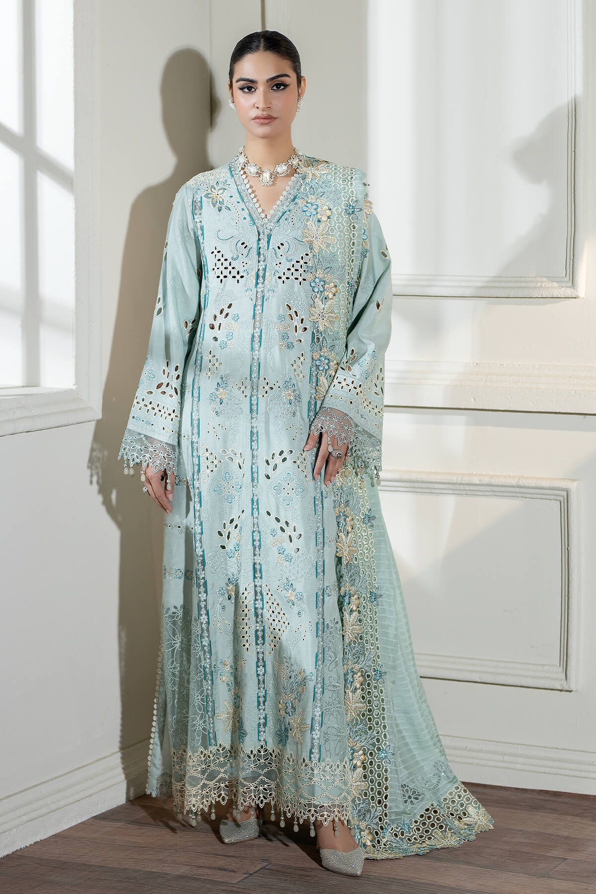 Zabrang By Imrozia Serene Unstitched 3 Piece Formals Collection'2025-SRS-18 Shafaq