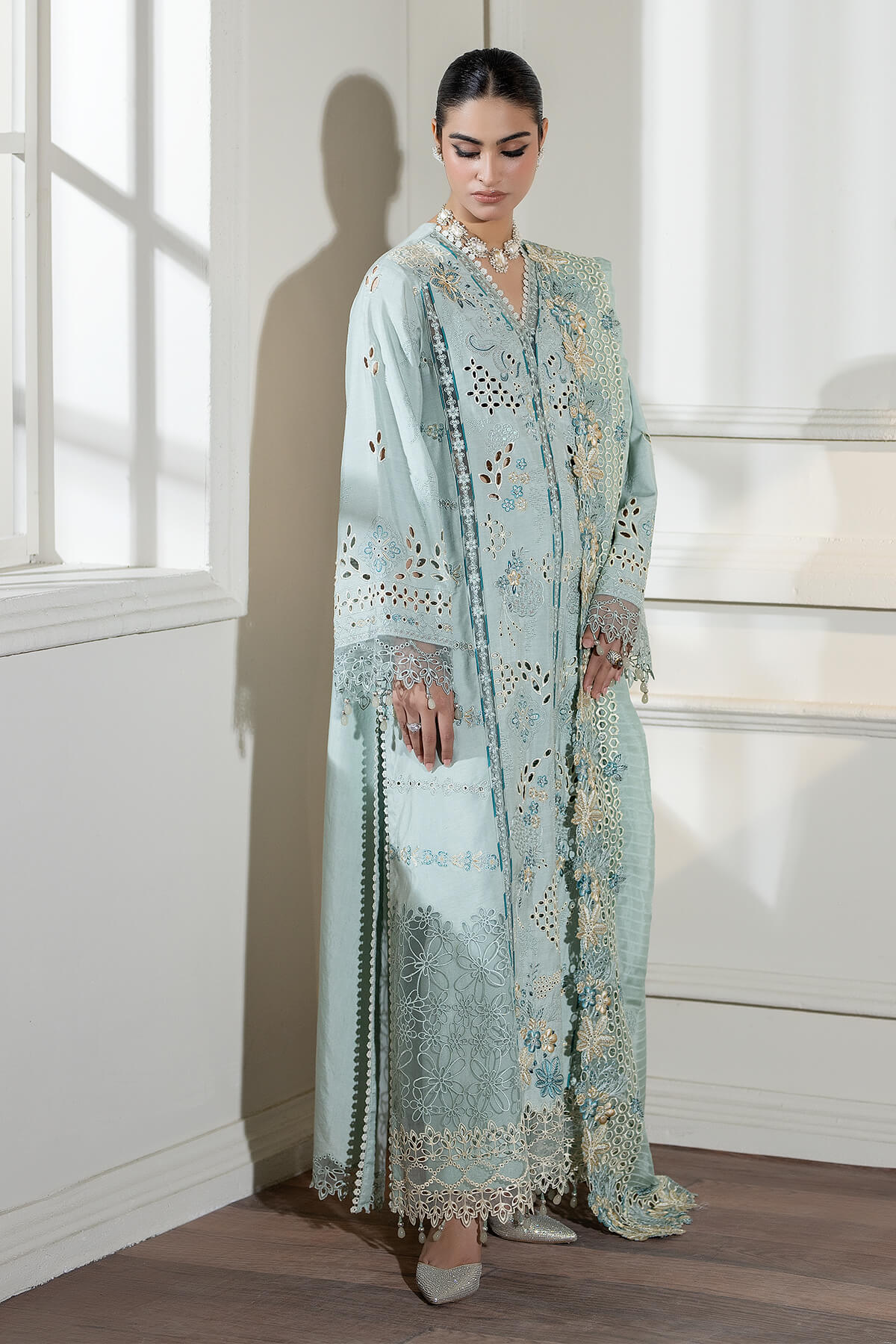 Zabrang By Imrozia Serene Unstitched 3 Piece Formals Collection'2025-SRS-18 Shafaq