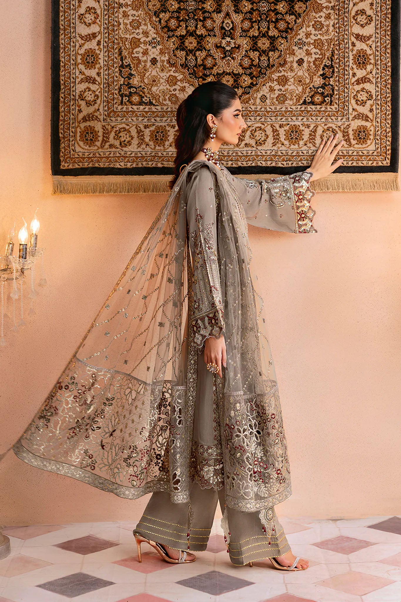 Shehnai by Ramsha Unstitched 3 Piece Raw Silk Vol- 01 Collection'2025-SS-103