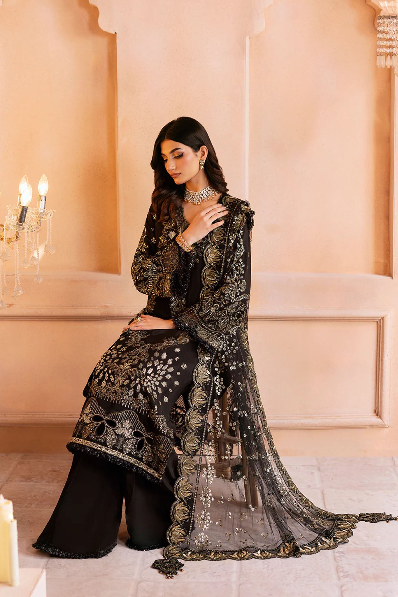 Shehnai by Ramsha Unstitched 3 Piece Raw Silk Vol- 01 Collection'2025-SS-105