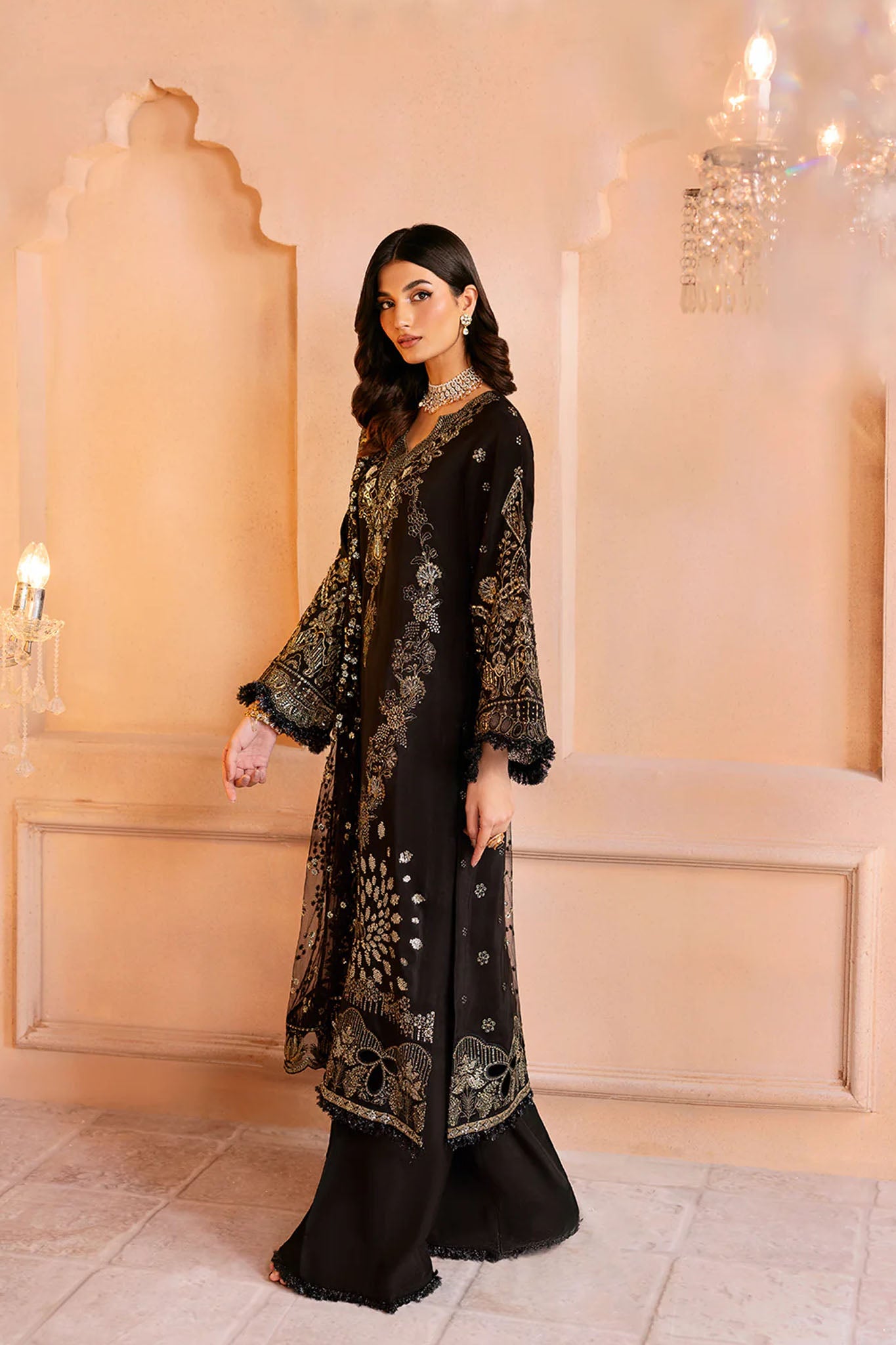 Shehnai by Ramsha Unstitched 3 Piece Raw Silk Vol- 01 Collection'2025-SS-105