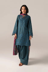 Iznik Unstitched 3 Piece Spring Summer Suit-SS-10