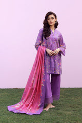 Mirha By Sahar Unstitched 3 Piece Printed Lawn Suit-SS1-26-12