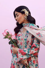 Mirha By Sahar Unstitched 3 Piece Printed Lawn Suit-SS1-26-16