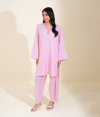 Sinopia Stitched 2 Piece Summer Women Suit-SS26-048-Pink