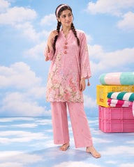 Cloud Nine By Dhaga Stitched 2 Piece Summer Suit-Clean girl