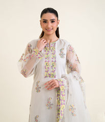 Sinopia Stitched 3 Piece Luxury Formals Suit-SSBP26-003-White