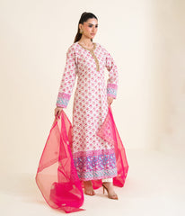 Sinopia Stitched 2 Piece Formals Women Suit-SSBP26-005-White