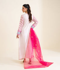 Sinopia Stitched 2 Piece Formals Women Suit-SSBP26-005-White