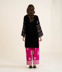 Sinopia Stitched 2 Piece Formals Women Suit-SSBP26-006-Black