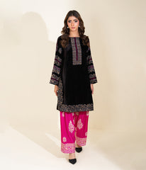 Sinopia Stitched 2 Piece Formals Women Suit-SSBP26-006-Black