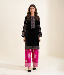 Sinopia Stitched 2 Piece Formals Women Suit-SSBP26-006-Black