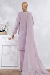 Sunehri By HZ Stitched 3 Piece Emb Dyed Cotton Winter Collection'2025-SSE-813-Lavender