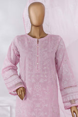 Sunehri By HZ Stitched 3 Piece Emb Dyed Cotton Winter Collection'2025-SSE-814-Pink
