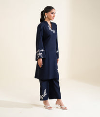 Sinopia Stitched 2 Piece Formals Women Suit-SSE26-003-Black