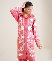 Sinopia Stitched 2 Piece Formals Women Suit-SSE26-005-Pink