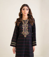 Sinopia Stitched 2 Piece Summer Women Suit-SSE26-006-Black