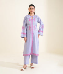 Sinopia Stitched 2 Piece Summer Women Suit-SSE26-007-Light Purple