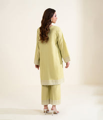 Sinopia Stitched 2 Piece Summer Women Suit-SSE26-011-Mustard