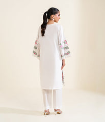 Sinopia Stitched 2 Piece Summer Women Suit-SSE26-018-White